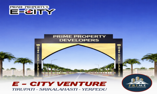 🌇 Prime Property E-City – 4 Acres of TUDA-Approved Premium Open Plots on NH-71, Tirupati–Srikalahasti Road